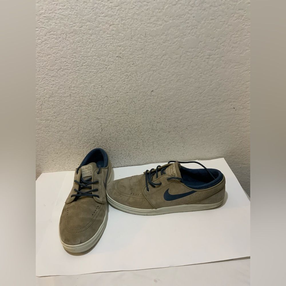 NIKE Zoom Stefan Janoski SB Thunder Grey Men’s Sz 10.5 Gum Sole Shoes